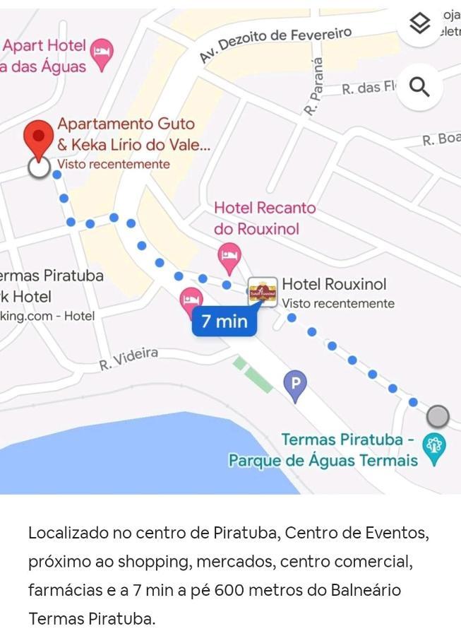 Apartamento Climatizado Familiar Novo Ed Lirio Do Vale Prox Ao Termas De Piratuba Sc Eksteriør bilde